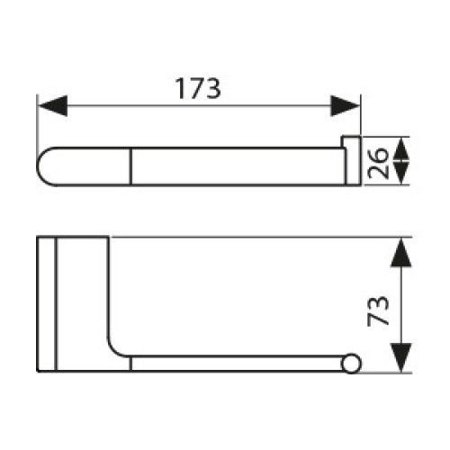 KH-2700 Держатель туалетной бумаги KAISER