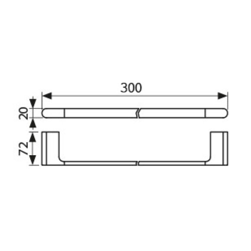 KH-2701 Держатель полотенца KAISER