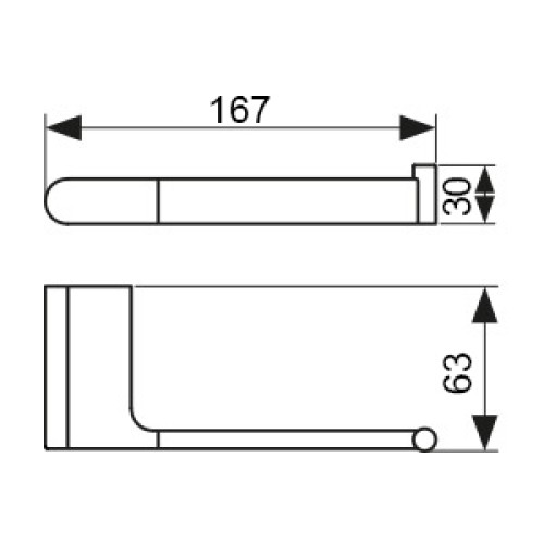 KH-2720 Держатель туалетной бумаги KAISER