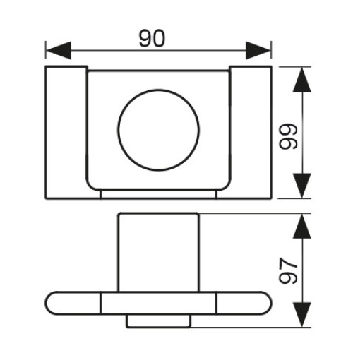 KH-2725 Держатель стакана KAISER