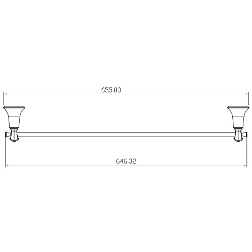 KH-4007 Держатель полотенца KAISER