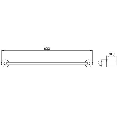 KH-4107 Держатель полотенца KAISER