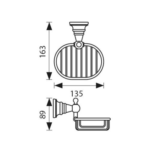 KH-4204 Мыльница KAISER