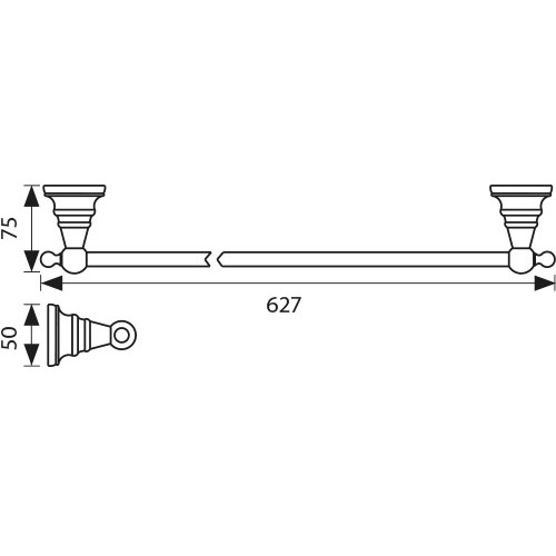 KH-4207 Держатель полотенца KAISER