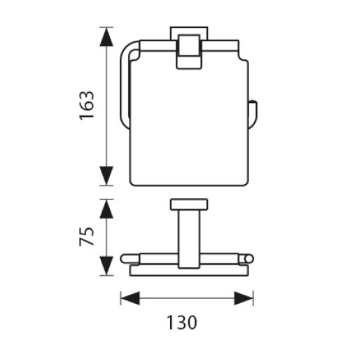 KH-4300 Держатель туалетной бумаги KAISER