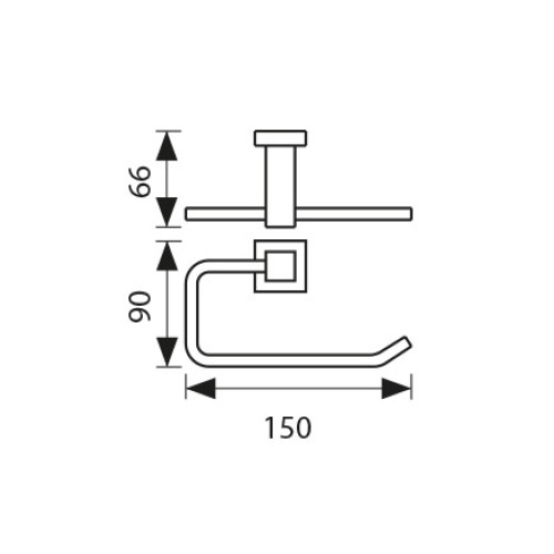 KH-4311 Держатель туалетной бумаги KAISER