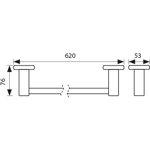 KH-4707 Держатель полотенца KAISER