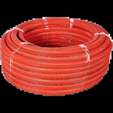Труба STOUT 25х3,5 (бухта 50 метров) PEX-a из сшитого полиэтилена с кислородным слоем, серая в теплоизоляции (красная)