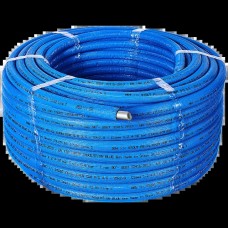 Труба STOUT 20х2,8 (бухта 100 метров) PEX-a из сшитого полиэтилена с кислородным слоем, серая в теплоизоляции (синяя)