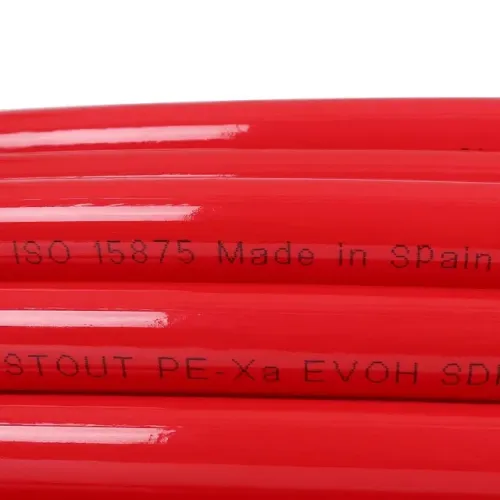 PEX-a труба STOUT 20х2,0 из сшитого полиэтилена с кислородным слоем, красная