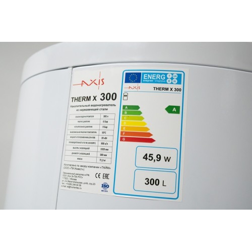 Водонагреватель косвенного нагрева AXIS THERM X 300, AXISTRX300