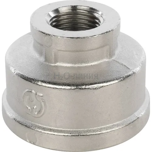 Муфта STOUT ВВ переходная никелированная 1 1/2X3/4