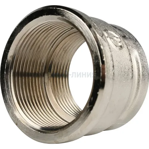 Муфта STOUT ВВ переходная никелированная 1 1/2X1 1/4