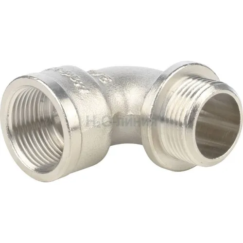 Угольник STOUT с упором НВ никелированный 3/4