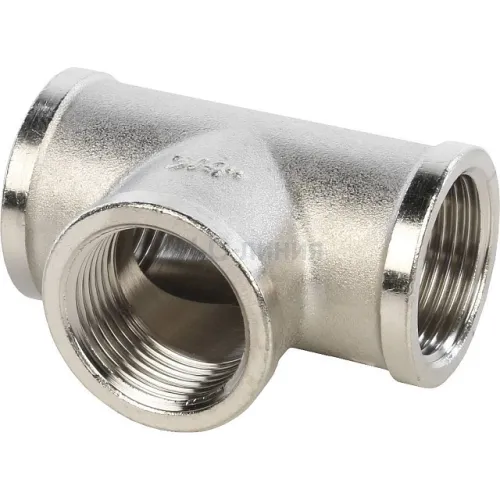 Тройник STOUT ВВ никелированный 3/4