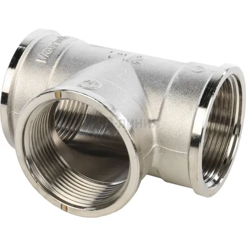 Тройник STOUT ВВ никелированный 1 1/2