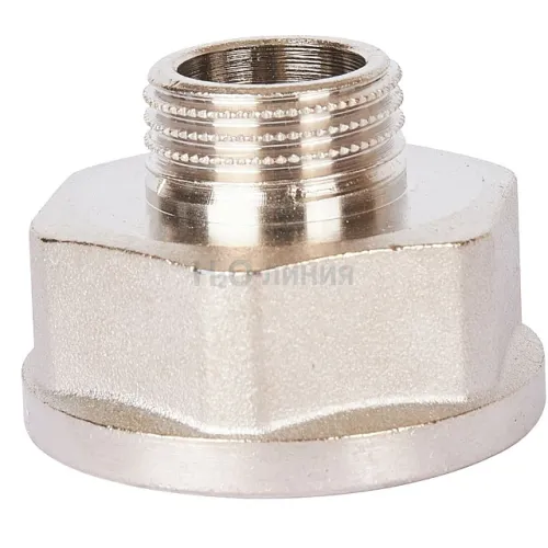 Переходник STOUT под ключ ВН никелированный 1 x1/2