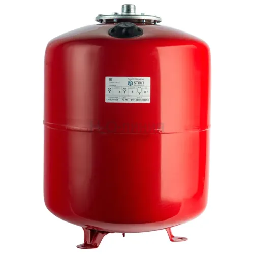 Расширительный бак Stout STH-0006 80 л с опорными стойками, для системы отопления Расширительный бак Stout STH-0006 80 л с опорными стойками, для системы отопления