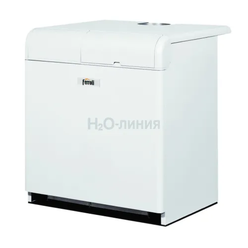 Котел газовый Ferroli PEGASUS 56 с чугунным теплообменником, напольный, 1 контурный, открытая камера сгорания, 0E4L6AWA
