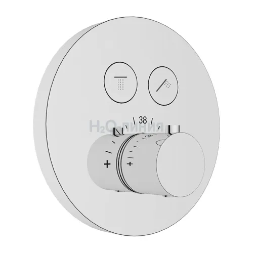 08177 Смеситель KAISER Sano скрытого монтажа с термостатом, 2-х режимный