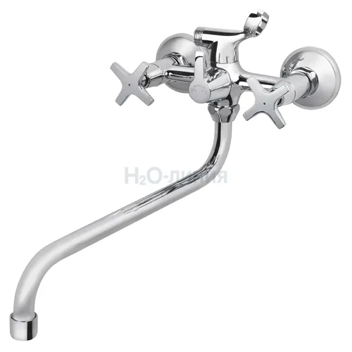 28155 Смеситель KAISER Crystal для ванны