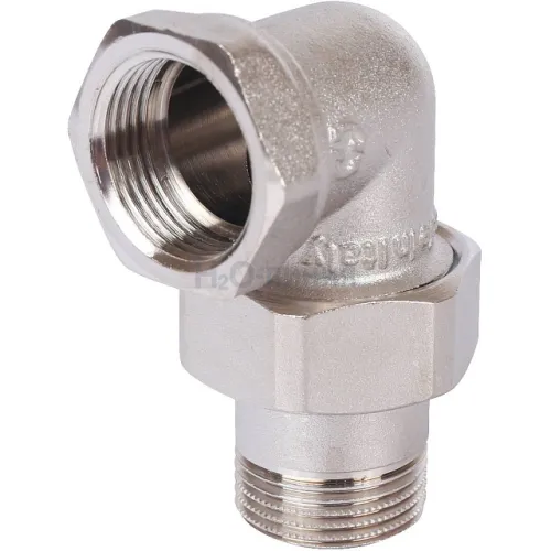 Разъемное угловое соединение STOUT американка ВН, никелированное 3/4