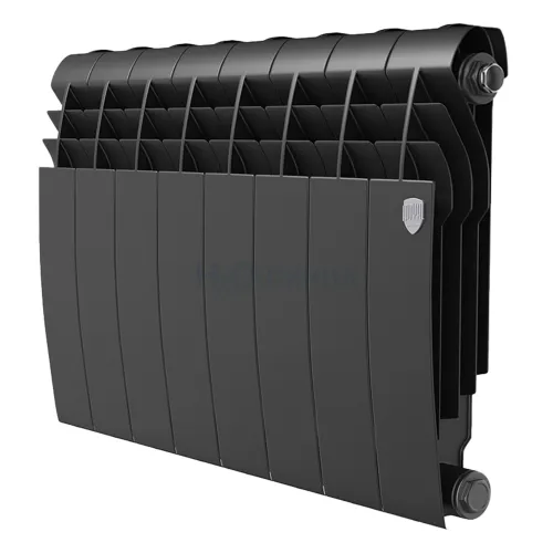 Радиатор отопления биметаллический Royal Thermo BILINER B 350 Чёрный - 10 секц., RTBB335010