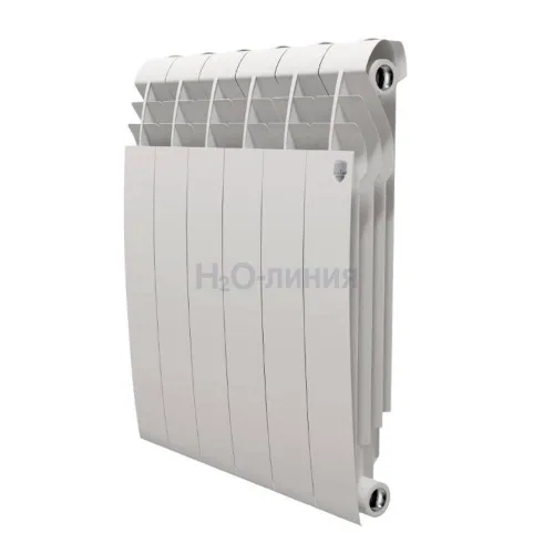 Радиатор отопления биметалл Royal Thermo BiLiner 500 Silver Satin - 6 секц., RTBNSS50006
