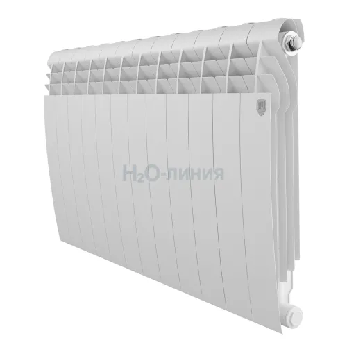 Радиатор отопления биметалл Royal Thermo BiLiner 500 Silver Satin - 12 секц., RTBNSS50012