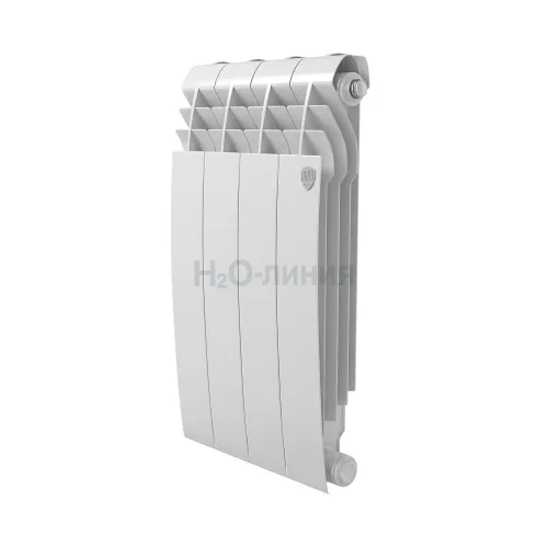 Радиатор отопления биметаллический Royal Thermo BILINER B 500 Белый - 4 секц., RTBW350004