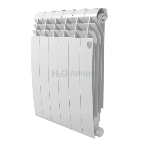 Радиатор отопления биметаллический Royal Thermo BILINER B 500 Белый - 6 секц., RTBW350006