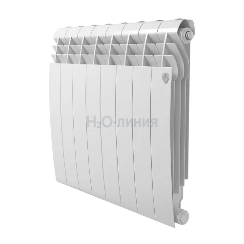 Радиатор отопления биметаллический Royal Thermo BILINER B 500 Белый - 8 секц., RTBW350008