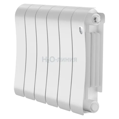 Радиатор отопления биметаллический Royal Thermo Infinity 300 Bianco Traffico - 6 секц., RTIBT30006