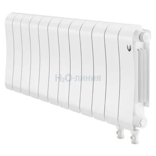 Радиатор отопления биметаллический Royal Thermo Infinity 300 Bianco Traffico VR80 - 12 секц., RTIBTVR8030012