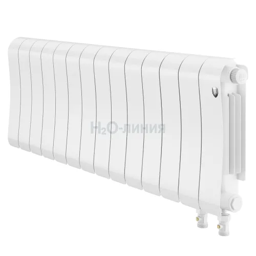 Радиатор отопления биметаллический Royal Thermo Infinity 300 Bianco Traffico VR80 - 14 секц., RTIBTVR8030014