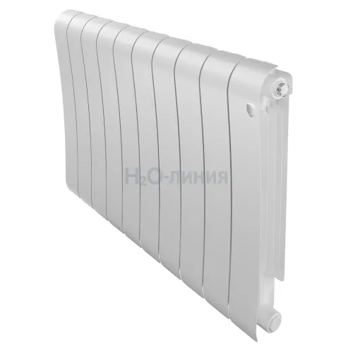 Радиатор отопления биметаллический Royal Thermo Infinity 500 Bianco Traffico - 10 секц., RTIN50010