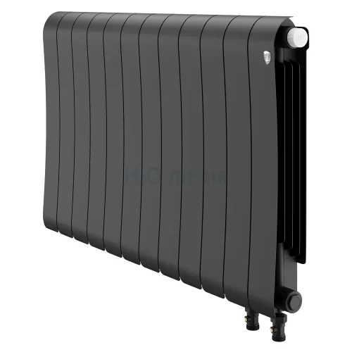 Радиатор отопления биметаллический Royal Thermo Infinity 500 Noir Sable VR80 - 12 секц., RTINNSVR8050012