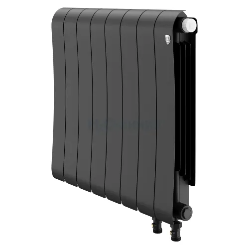 Радиатор отопления биметаллический Royal Thermo Infinity 500 Noir Sable VR80 - 8 секц., RTINNSVR805008