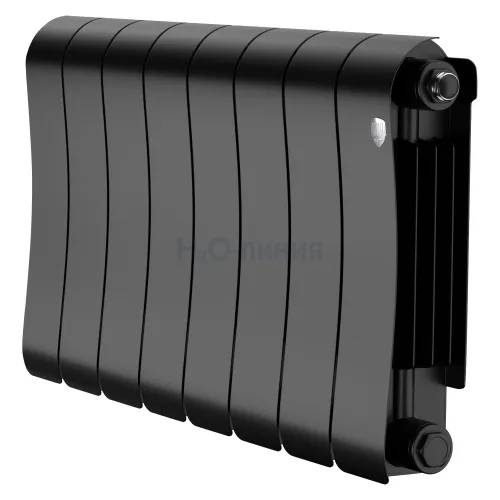 Радиатор отопления биметаллический Royal Thermo Infinity 300 Noir Sable - 8 секц., RTINS30008