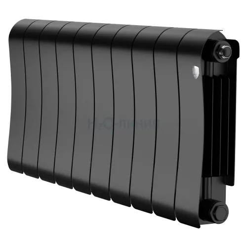 Радиатор отопления биметаллический Royal Thermo Infinity 300 Noir Sable - 10 секц., RTINS30010