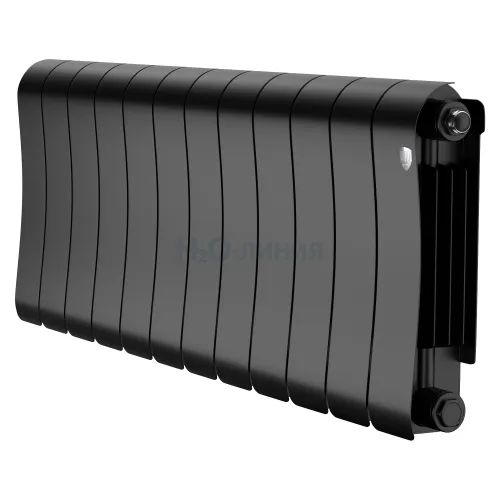 Радиатор отопления биметаллический Royal Thermo Infinity 300 Noir Sable - 12 секц., RTINS30012