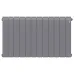Радиатор отопления биметаллический Royal Thermo Infinity 500 Silver Satin - 12 секц., RTINSS50012