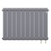 Радиатор отопления биметаллический Royal Thermo Infinity 500 Silver Satin VR80 - 10 секц., RTINSSVR8050010