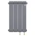 Радиатор отопления биметаллический Royal Thermo Infinity 500 Silver Satin VR80 - 4 секц., RTINSSVR805004