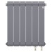 Радиатор отопления биметаллический Royal Thermo Infinity 500 Silver Satin VR80 - 6 секц., RTINSSVR805006
