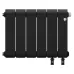 Радиатор отопления биметаллический Royal Thermo Infinity 300 Noir Sable VR80 - 6 секц., RTINSVR8030006