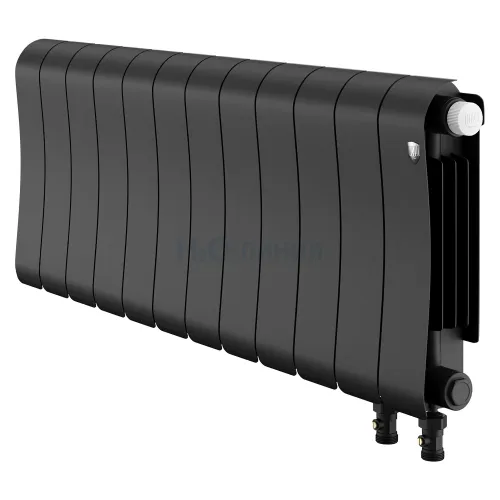 Радиатор отопления биметаллический Royal Thermo Infinity 300 Noir Sable VR80 - 12 секц., RTINSVR8030012