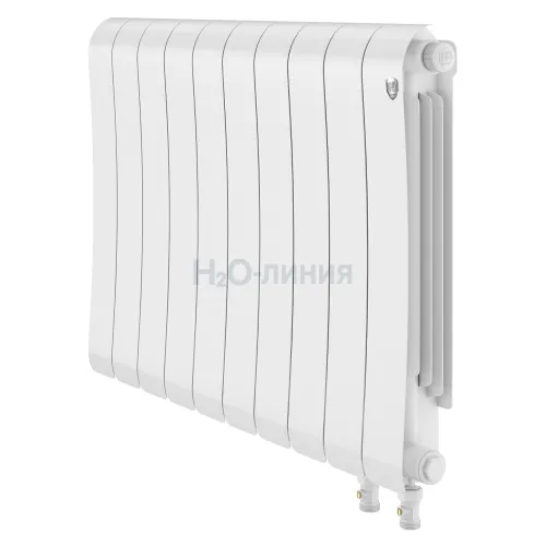 Радиатор отопления биметаллический Royal Thermo Infinity 500 Bianco Traffico VR80 - 10 секц., RTINVR8050010