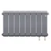 Радиатор отопления биметаллический Royal Thermo Infinity 300 Silver Satin VR80 - 8 секц., RTISSVR8030008