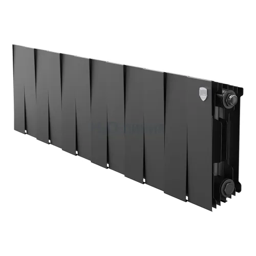 Радиатор отопления биметаллический Royal Thermo PianoForte 200 Чёрный - 12 секц., RTPB3020012